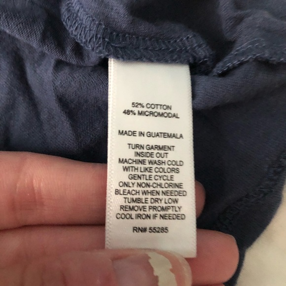 Bring on The Bubbly t-shirt blouse navy size L - Picture 4 of 5